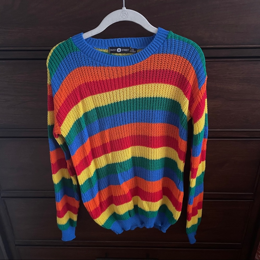Rainbow Pullover Sweater 🌈